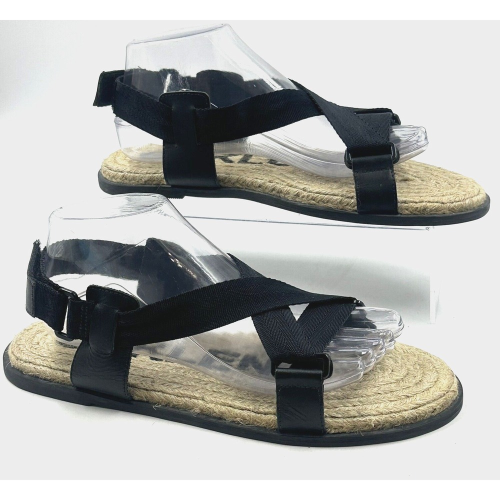 Osklen Women's Sandals Strappy Black - Size 10.5